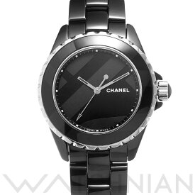 【4種選べるクーポン】【ローン60回払い無金利】【中古】 シャネル CHANEL J12 アンタイトル 38MM H5581 ブラック メンズ 腕時計