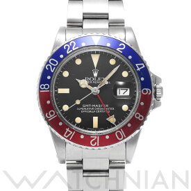【4種選べるクーポン】【ローン60回払い無金利】【中古】 ロレックス ROLEX GMTマスター 16750 72番台(1982年頃製造) ブラック メンズ 腕時計 ロレックス 時計 高級腕時計 ブランド
