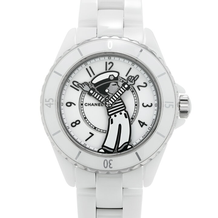 楽天市場】【中古】 シャネル CHANEL マドモアゼル J12 ラ パウザ 38MM  