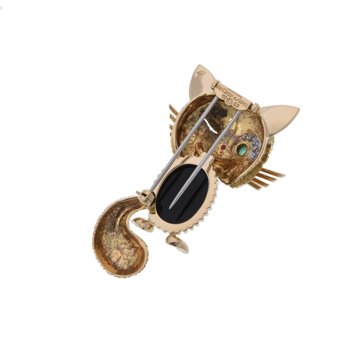 楽天市場】ヴァン クリーフ&アーペル Van Cleef & Arpels 猫モチーフ 