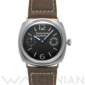 【5種選べるクーポン&P2倍 6/1】【ローン60回払い無金利】【中古】 パネライ PANERAI ラジオミール 8デイズ PAM00992 X番(2021年製造) ブラック メンズ 腕時計