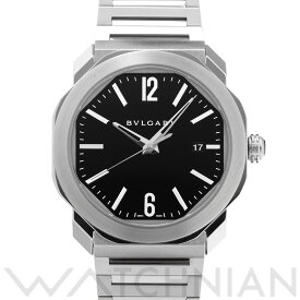 【全品ポイント2倍 5/30】【ローン60回払い無金利】【中古】 ブルガリ BVLGARI オクト ローマ OC41S ブラック メンズ 腕時計 ブルガリ 時計 高級腕時計 ブランド