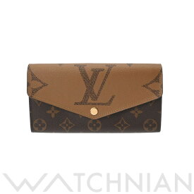 【4種選べるクーポン】【ローン60回払い無金利】【中古】 ルイ ヴィトン LOUIS VUITTON モノグラムジャイアント ポルトフォイユ サラ ブラウン M80726 モノグラムジャイアントリバース ユニセックス 長財布 ルイ ヴィトン 財布 ブランド