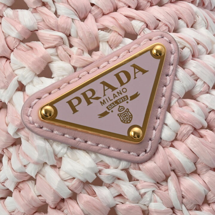 楽天市場】プラダ PRADA スモール クロシェ トートバッグ ピンク 