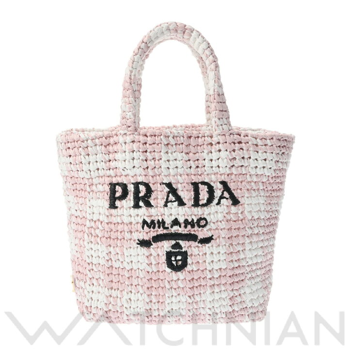 楽天市場】プラダ PRADA スモール クロシェ トートバッグ ピンク 