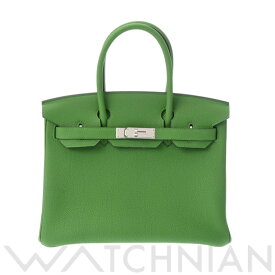 【4種選べるクーポン＆P2倍 4/25】【ローン48回払い無金利】【新品】 エルメス HERMES バーキン 30 ヴェールユッカ/パラジウム金具 トゴ レディース ハンドバッグ エルメス バッグ バック ブランド