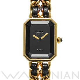 【5種選べるクーポン】【ローン60回払い無金利】【中古】 シャネル CHANEL プルミエール M H0001 ブラック レディース 腕時計 シャネル 時計 高級腕時計 ブランド