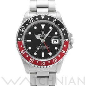 【4種選べるクーポン】【ローン60回払い無金利】【中古】 ロレックス ROLEX GMTマスターII 16710 X番(1992年頃製造) ブラック メンズ 腕時計 ロレックス 時計 高級腕時計 ブランド