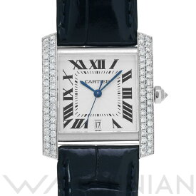 【ローン60回払い無金利】【中古】 カルティエ CARTIER タンクフランセーズ LM 2366 ホワイト レディース 腕時計 カルティエ 時計 高級腕時計 ブランド