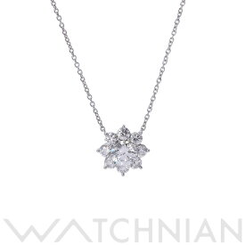 【4種選べるクーポン】【ローン60回払い無金利】【中古】 ハリー ウィンストン HARRY WINSTON サンフラワー ネックレス PEDPNAMESF Pt950プラチナ ダイヤモンド レディース ネックレス ハリー ウィンストン