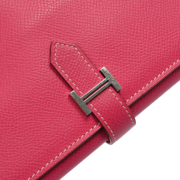 楽天市場】エルメス HERMES ベアン デュプリ 三つ折り財布 ローズディ 