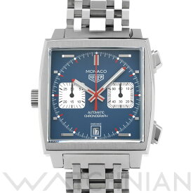 【4種選べるクーポン＆P2倍 4/25】【ローン60回払い無金利】【中古】 タグ ホイヤー TAG HEUER モナコ キャリバー11 クロノグラフ スティーブ・マックイーン CAW211P.FC6356 ブルー/シルバー メンズ 腕時計 タグ ホイヤー 時計 高級腕時計 ブランド