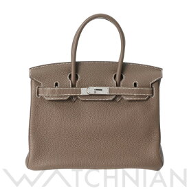 【4種選べるクーポン】【ローン60回払い無金利】【中古】 エルメス HERMES バーキン 30 エトゥープ/パラジウム金具 トゴ レディース ハンドバッグ エルメス バッグ バック ブランド