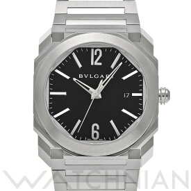 【4種選べるクーポン】【ローン60回払い無金利】【中古】 ブルガリ BVLGARI オクト BGO41BSSD ブラック メンズ 腕時計 ブルガリ 時計 高級腕時計 ブランド