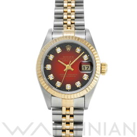 【ローン60回払い無金利】【中古】 ロレックス ROLEX デイトジャスト 69173G W番(1995年頃製造) チェリー・グラデーション/ダイヤモンド レディース 腕時計 ロレックス 時計 高級腕時計 ブランド