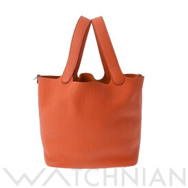 【4種選べるクーポン＆P2倍 4/25】【ローン60回払い無金利】【中古】 エルメス HERMES ピコタン ロック MM オレンジ/パラジウム金具 トリヨンクレマンス レディース ハンドバッグ エルメス ピコタン バック ブランド