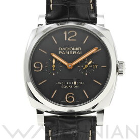 【4種選べるクーポン】【ローン60回払い無金利】【中古】 パネライ PANERAI ラジオミール 1940 イクエーションオブタイム 8デイズ アッチャイオ PAM00516 R番(2015年製造) ブラック メンズ 腕時計 パネライ 時計 高級腕時計 ブランド