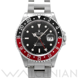 【5種選べるクーポン】【ローン60回払い無金利】【中古】 ロレックス ROLEX GMTマスターII 16710 T番(1996年頃製造) ブラック メンズ 腕時計 ロレックス 時計 高級腕時計 ブランド