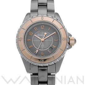 【ローン60回払い無金利】【中古】 シャネル CHANEL J12 クロマティック 33MM H4197 グレー メンズ 腕時計 シャネル 時計 高級腕時計 ブランド