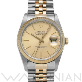 【ローン60回払い無金利】【中古】 ロレックス ROLEX デイトジャスト 16233 L番(1989年頃製造) シャンパン メンズ 腕時計 ロレックス 時計 高級腕時計 ブランド