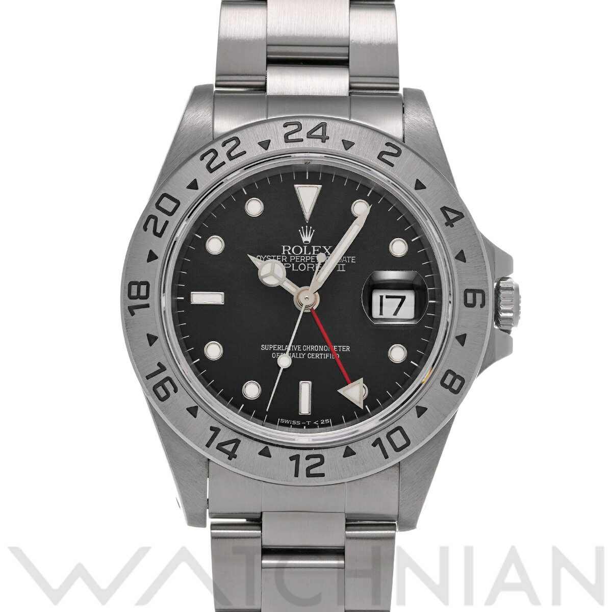 【ローン60回払い無金利】【中古】ロレックスROLEXエクスプローラーII16570W番(1996年頃製造)ブラックメンズ腕時計ロレックス時計高級腕時計ブランド