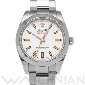【5種選べるクーポン】【ローン60回払い無金利】【中古】 ロレックス ROLEX ミルガウス 116400 M番(2008年頃製造) ホワイト メンズ 腕時計 ロレックス 時計 高級腕時計 ブランド