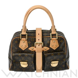 【5種選べるクーポン】【ローン60回払い無金利】【中古】 ルイ ヴィトン LOUIS VUITTON モノグラム マンハッタン GM ブラウン M40025 モノグラムキャンバス レディース ハンドバッグ ヴィトンバッグ バック ブランド