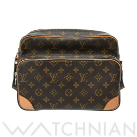 【4種選べるクーポン＆P2倍 4/25】【ローン60回払い無金利】【中古】 ルイ ヴィトン LOUIS VUITTON モノグラム ナイル ブラウン M45244 モノグラムキャンバス ユニセックス ショルダーバッグ ヴィトンバッグ バック ブランド