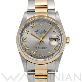 【ローン60回払い無金利】【中古】 ロレックス ROLEX デイトジャスト 16203 U番(1997年頃製造) グレー メンズ 腕時計 ロレックス 時計 高級腕時計 ブランド