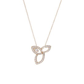 【全品ポイント2倍 5/30】【ローン60回払い無金利】【中古】 ハリー ウィンストン HARRY WINSTON リリークラスター ネックレス K18ピンクゴールド ダイヤモンド レディース ネックレス ハリー ウィンストン