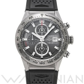 【4種選べるクーポン】【ローン60回払い無金利】【中古】 タグ ホイヤー TAG HEUER カレラ キャリバーホイヤー01 クロノグラフ CAR208Z.FT6046 グレー メンズ 腕時計 タグ ホイヤー 時計 高級腕時計 ブランド