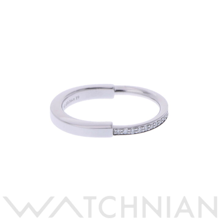 楽天市場】ティファニー TIFFANY & Co. ロック リング #19 K18ホワイト 