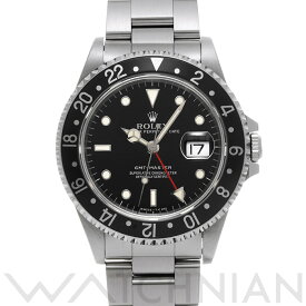 【5種選べるクーポン】【ローン60回払い無金利】【中古】 ロレックス ROLEX GMTマスター 16700 W番(1996年頃製造) ブラック メンズ 腕時計 ロレックス 時計 高級腕時計 ブランド