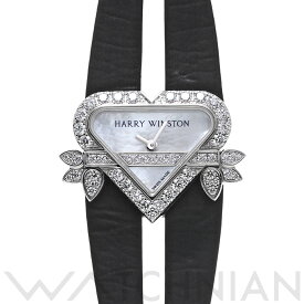 【4種選べるクーポン＆P2倍 4/25】【ローン60回払い無金利】【中古】 ハリー ウィンストン HARRY WINSTON ローズバット・バイ HJTQHM26WW003 ホワイトシェル/ダイヤモンド レディース 腕時計 ハリー ウィンストン 時計 高級腕時計 ブランド