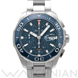 【4種選べるクーポン】【ローン60回払い無金利】【中古】 タグ ホイヤー TAG HEUER アクアレーサー キャリバー16 クロノグラフ CAY211B.BA0927 ブルー メンズ 腕時計 タグ ホイヤー 時計 高級腕時計 ブランド