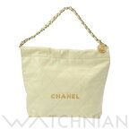 【4種選べるクーポン＆P2倍 4/20】【ローン60回払い無金利】【未使用】 シャネル CHANEL CHANEL22 スモールハンドバッグ イエロー/ゴールド金具 AS3260 シャイニーカーフスキン レディース ハンドバッグ chanel シャネル バッグ バック ブランド