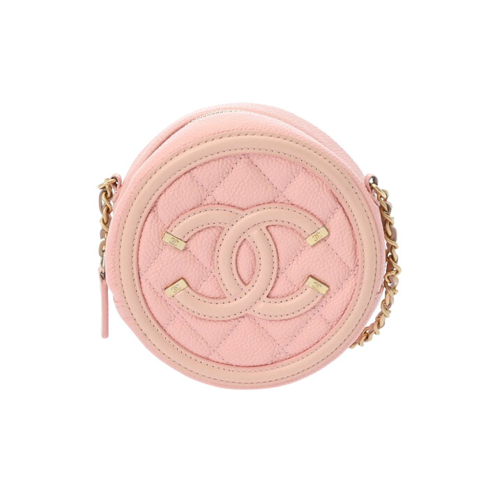 楽天市場】シャネル CHANEL マトラッセ ラウンドチェーンショルダー CC 