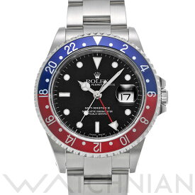 【4種選べるクーポン】【ローン60回払い無金利】【中古】 ロレックス ROLEX GMTマスターII 16710 K番(2001年頃製造) ブラック メンズ 腕時計 ロレックス 時計 高級腕時計 ブランド
