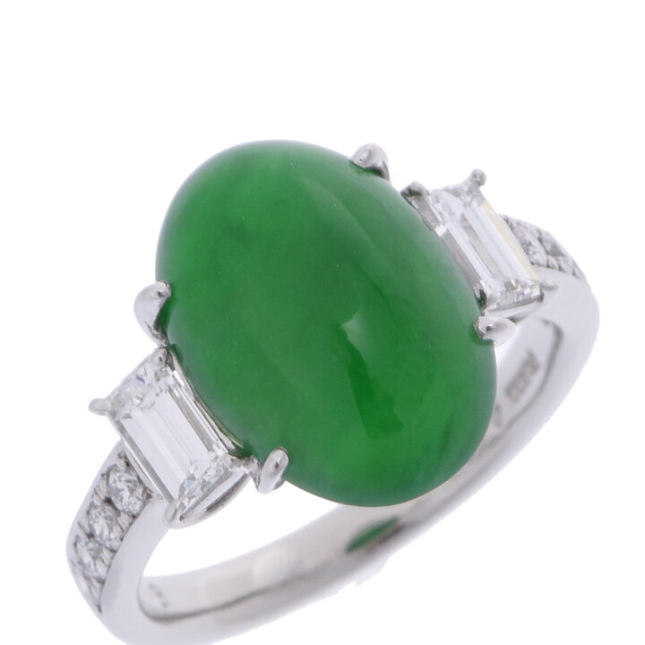 楽天市場】ノーブランド no brand 翡翠リング Pt900プラチナ 翡翠  