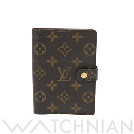 【4種選べるクーポン＆P2倍 4/20】【ローン60回払い無金利】【中古】 ルイ ヴィトン LOUIS VUITTON モノグラム アジェンダ PM ブラウン R20005 モノグラムキャンバス ユニセックス 手帳カバー ルイ ヴィトン