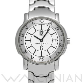 【4種選べるクーポン＆P2倍 4/20】【ローン60回払い無金利】【中古】 ブルガリ BVLGARI ソロテンポ ST35S ホワイト メンズ 腕時計 ブルガリ 時計 高級腕時計 ブランド