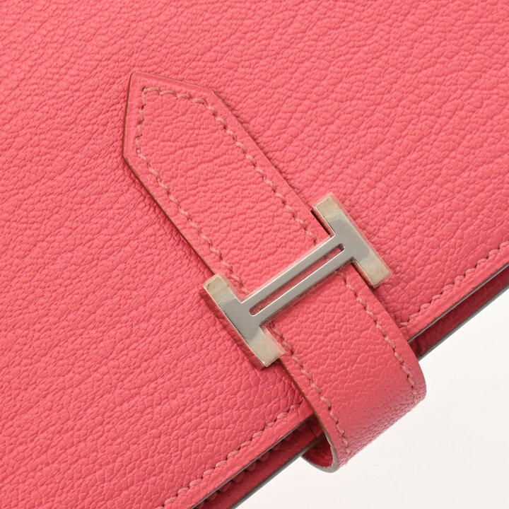 楽天市場】エルメス HERMES ベアン スフレ ローズアザレ シェーブル 