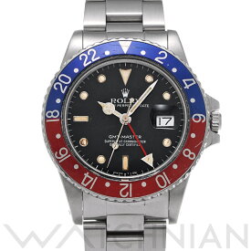 【4種選べるクーポン】【ローン60回払い無金利】【中古】 ロレックス ROLEX GMTマスター 16750 89番台(1985年頃製造) ブラック メンズ 腕時計 ロレックス 時計 高級腕時計 ブランド