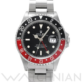 【5種選べるクーポン】【ローン60回払い無金利】【中古】 ロレックス ROLEX GMTマスターII 16710 W番(1994年頃製造) ブラック メンズ 腕時計 ロレックス 時計 高級腕時計 ブランド