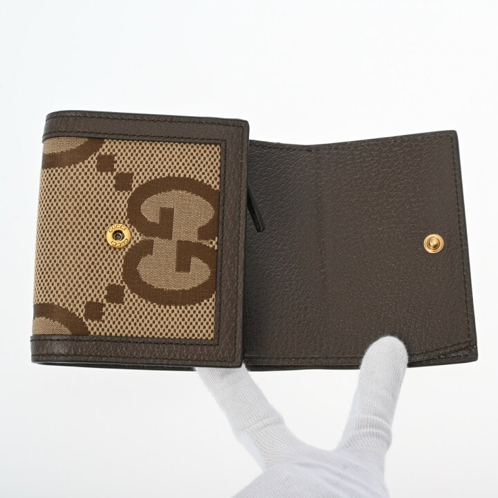 楽天市場】グッチ GUCCI ジャンボGG コンパクトウォレット ベージュ  
