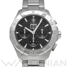 【4種選べるクーポン＆P2倍 4/25】【ローン60回払い無金利】【中古】 タグ ホイヤー TAG HEUER アクアレーサー キャリバー45 クロノグラフ ビッグデイト CAY211Z.BA0926 ブラック メンズ 腕時計 タグ ホイヤー 時計 高級腕時計 ブランド