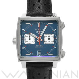 【4種選べるクーポン＆P2倍 4/25】【ローン60回払い無金利】【中古】 タグ ホイヤー TAG HEUER モナコ キャリバー11 クロノグラフ スティーブ・マックイーン CAW211P.FC6356 ブルー/シルバー メンズ 腕時計 タグ ホイヤー 時計 高級腕時計 ブランド