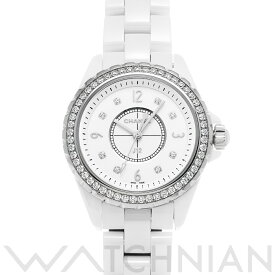 【ローン60回払い無金利】【中古】 シャネル CHANEL J12 33MM H3110 ホワイト/ダイヤモンド レディース 腕時計 シャネル 時計 高級腕時計 ブランド
