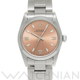 【全品ポイント2倍 5/30】【ローン60回払い無金利】【中古】 ロレックス ROLEX オイスターパーペチュアル 67480 U番(1997年頃製造) ピンク ユニセックス 腕時計 ロレックス 時計 高級腕時計 ブランド