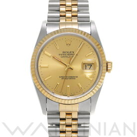【ローン60回払い無金利】【中古】 ロレックス ROLEX デイトジャスト 16233 X番(1991年頃製造) シャンパン メンズ 腕時計 ロレックス 時計 高級腕時計 ブランド